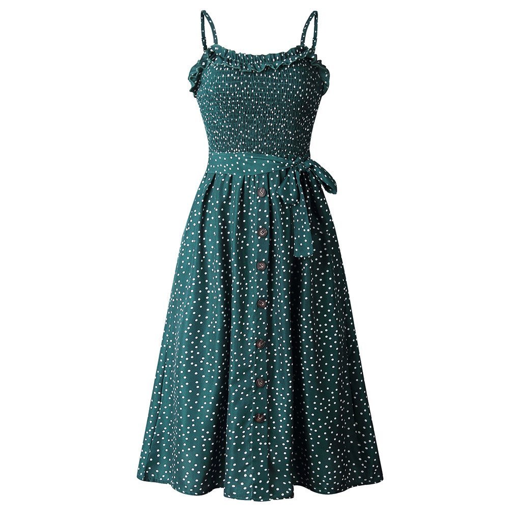 Vestido Vintage Sixties Verde