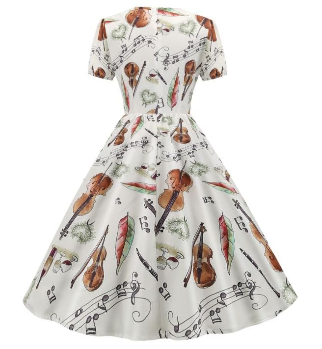 Vestido De Columpio Vintage