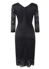 Vestido Vintage De Sastre Negro