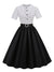 Vestido Vintage De Moda Negro