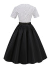 Vestido Vintage De Moda Negro