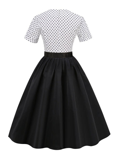Vestido Vintage De Moda Negro