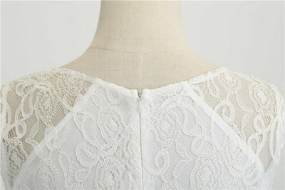 Vestido Trapecio Vintage Blanco