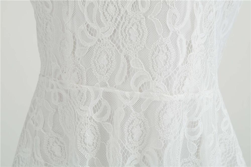 Vestido Trapecio Vintage Blanco