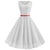 Vestido Trapecio Vintage Blanco