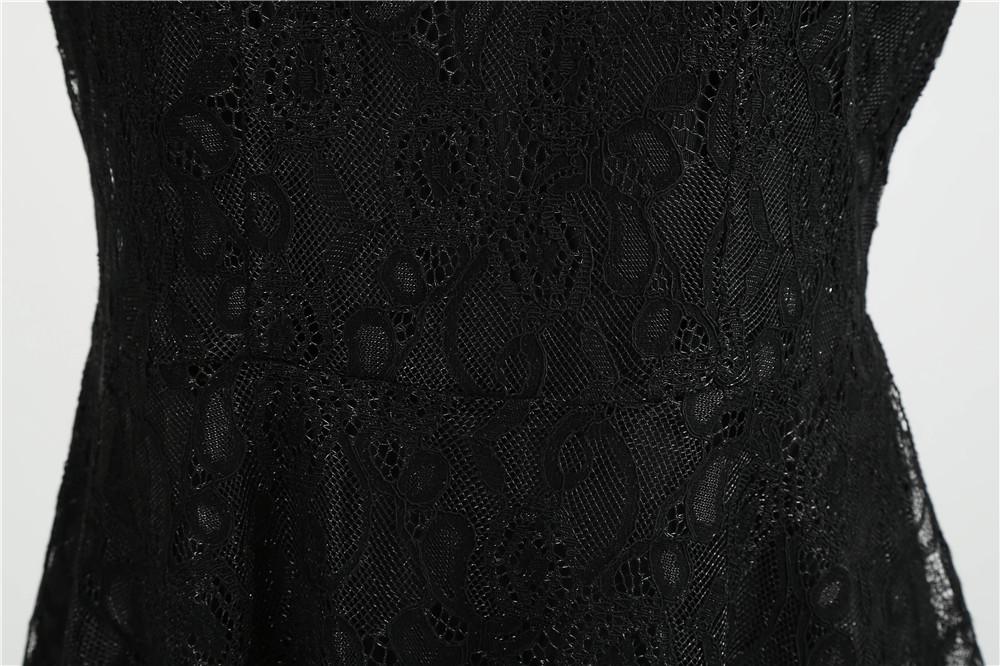 Vestido Trapecio Vintage Negro