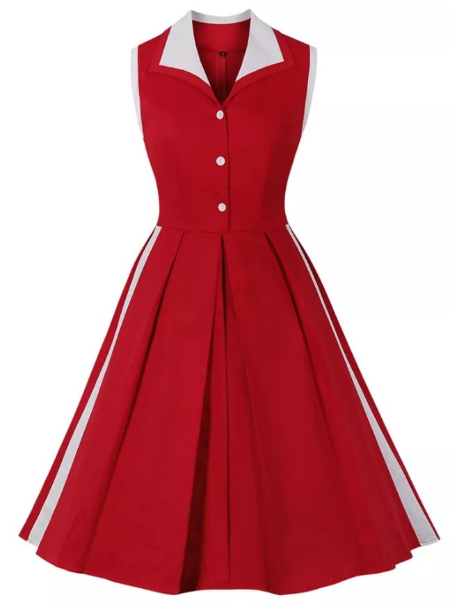 Vestido Vintage De Ee. Uu.