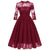 Vestido Vintage De Gasa Burdeos