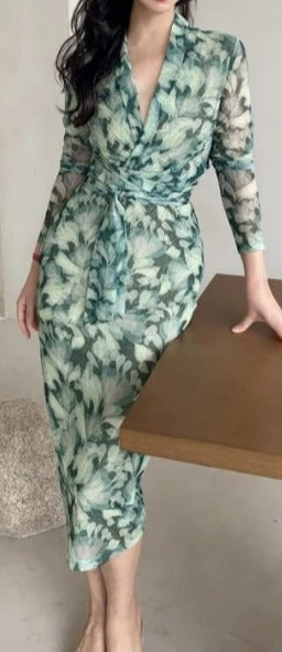 Vestido Vintage 40s Verde