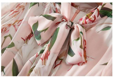 Vestido Largo Vintage Rosa Viejo