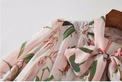 Vestido Largo Vintage Rosa Viejo