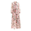 Vestido Largo Vintage Rosa Viejo
