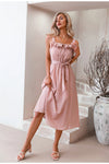 Vestido Vintage Rosa Empolvado