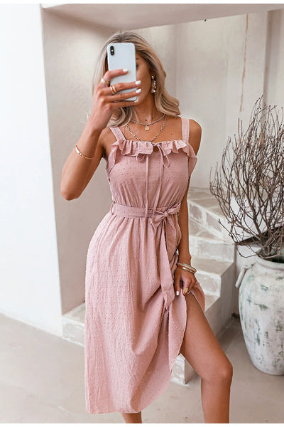Vestido Vintage Rosa Empolvado