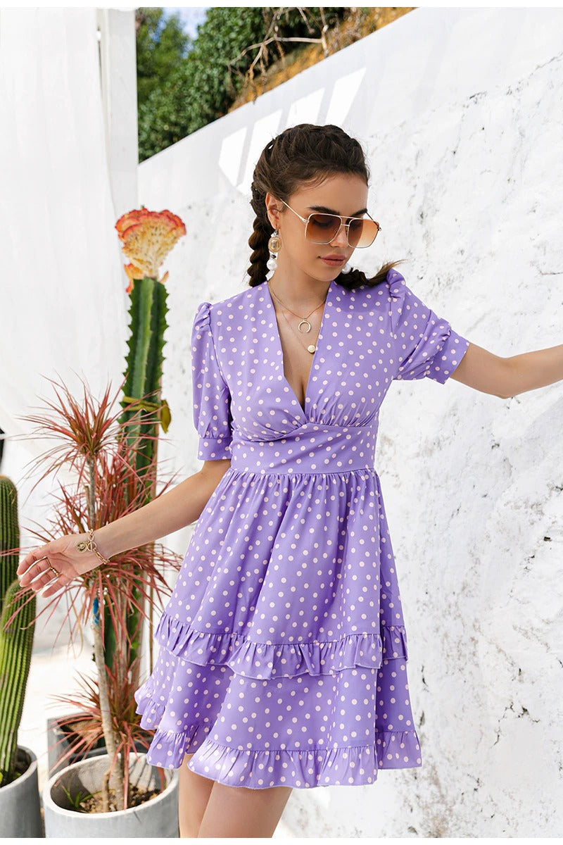 Vestido Violeta Vintage