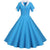 Vestido Vintage 50s Azul Cielo