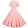Vestido Vintage 50s Rosa