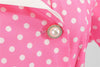 Vestido Rosa De Vuelo De Los Años 50