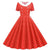 Vestido Años 50 Rojo Y Blanco