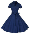 Vestido Vintage 50s Azul