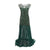 Vestido Flapper Vintage Años 20 Verde