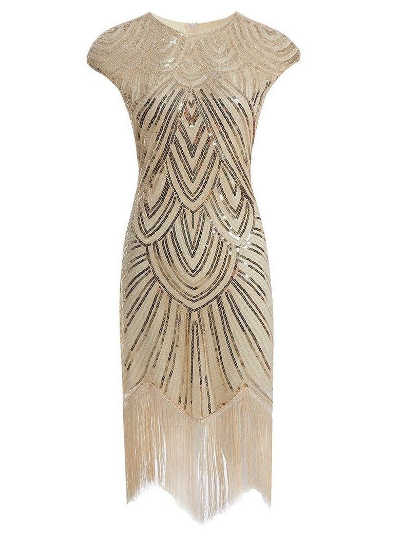 Vestido 20s Beige