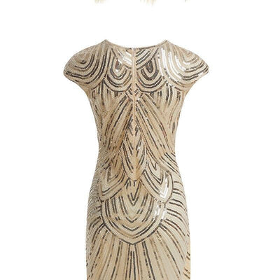 Vestido 20s Beige