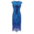 Vestido Azul 20s Talla Grande