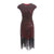 Vestido 20s Burdeos