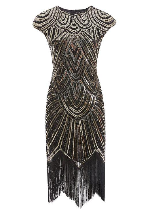 Vestido Dorado Años 20