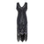Vestido Charleston Plus Size 1920s Vintage Negro
