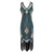 Vestido Charleston Plus Size 1920s Vintage Verde