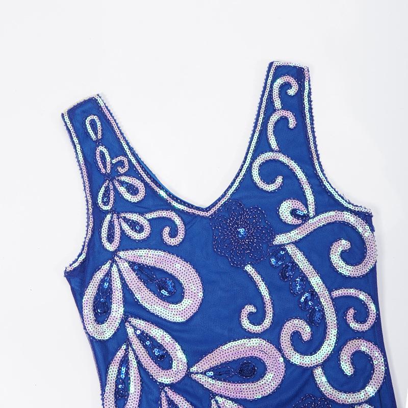 Vestido Estilo Años 20 Azul