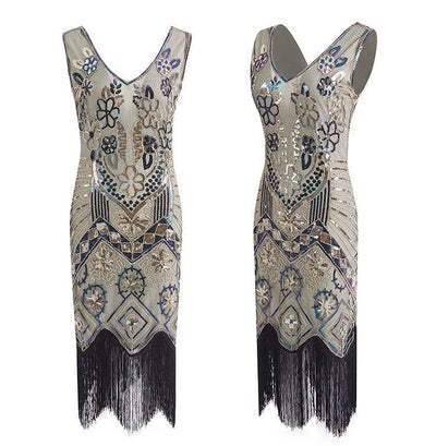 Vestido Paris Vintage 1920s Beige