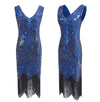 Vestido Paris Vintage 1920s Azul