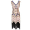 Vestido Vintage 1920s Rosa
