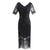 Vestido 20s Encaje Negro