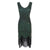 Vestido Vintage 20s Verde