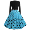 Vestido Vintage Azul Cielo