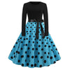 Vestido Vintage Azul Cielo