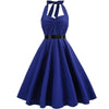Vestido Vintage Azul Marino