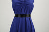 Vestido Vintage Azul Marino