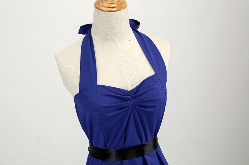 Vestido Vintage Azul Marino