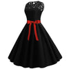 Vestido Vintage De Encaje Negro