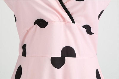 Vestido 50s Escote V