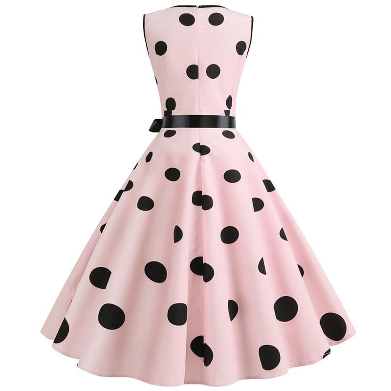 Vestido 50s Escote V