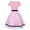 Vestido 60s Rosa
