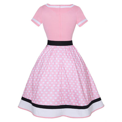Vestido 60s Rosa