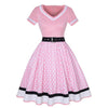 Vestido 60s Rosa