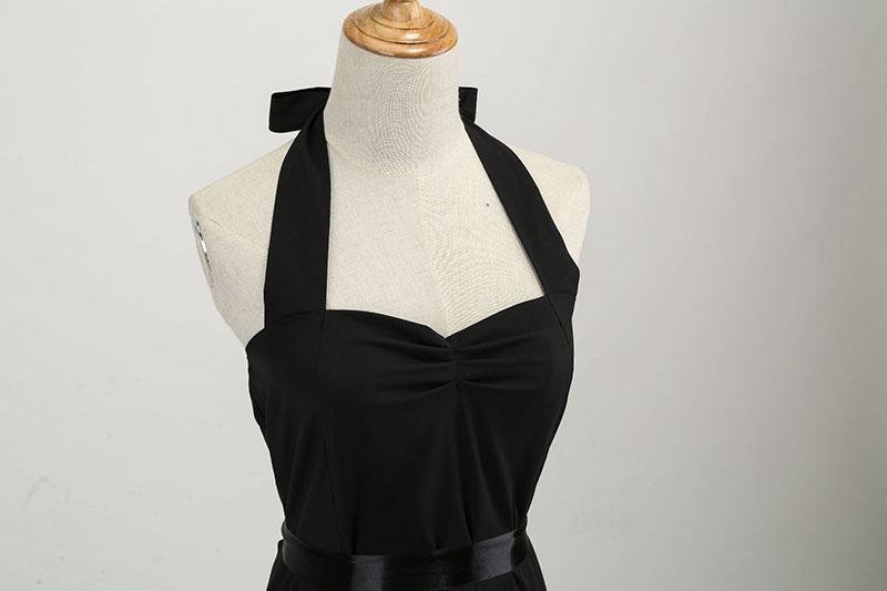 Vestido Negro De La Vendimia